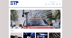 Desktop Screenshot of etp.nu
