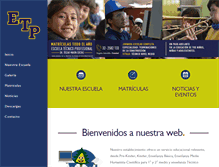 Tablet Screenshot of etp.cl